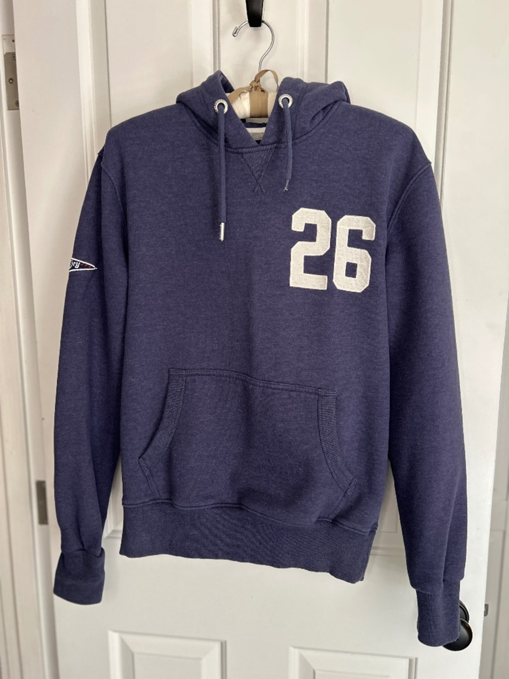 Superdry State Athletics Sweatshirt Hoodie – 26 logo - Size Medium